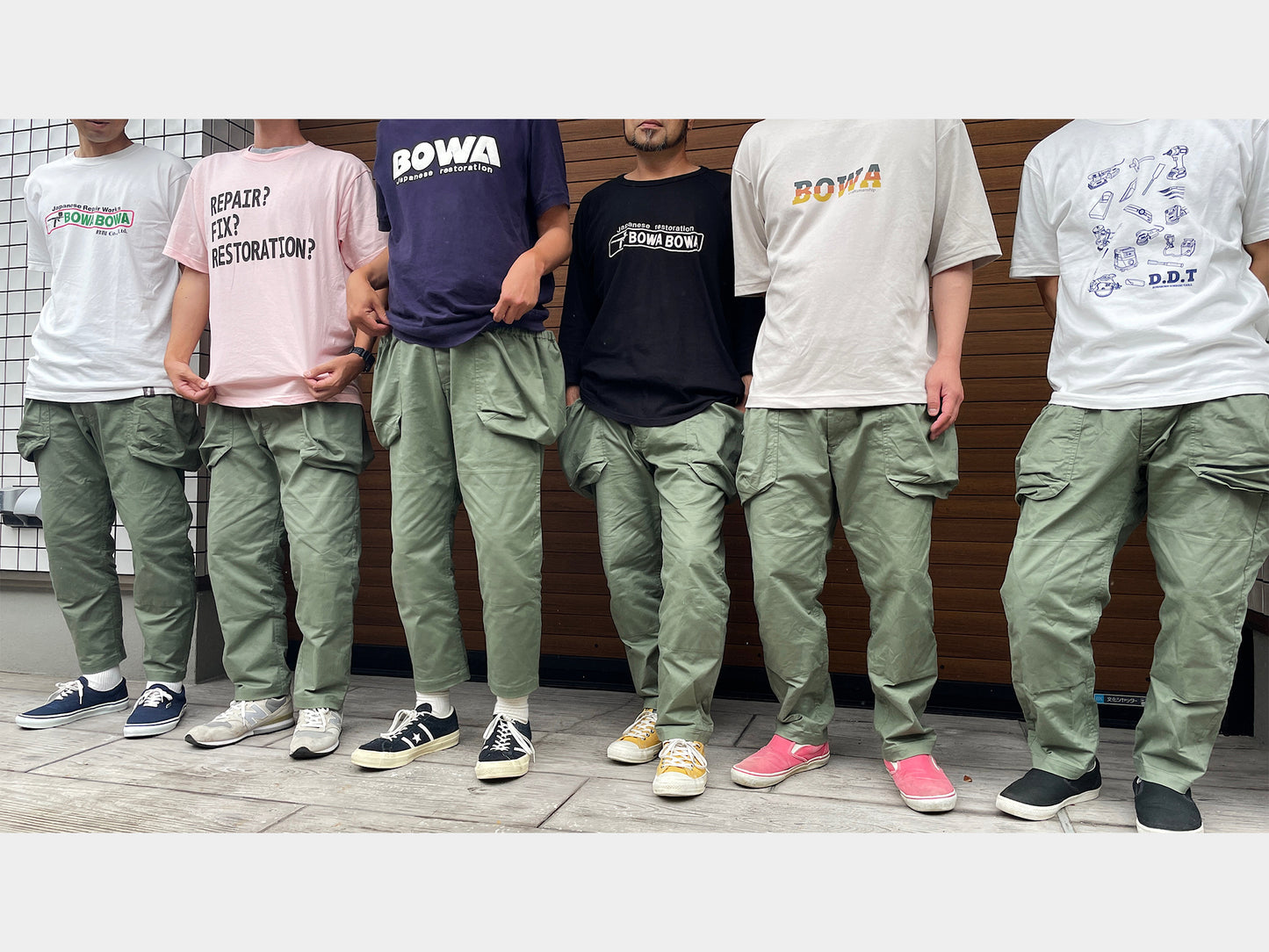 BOWABOWAワークパンツ " Trash Can Pants ” 初期モデル